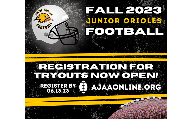 Jr Orioles Registration!