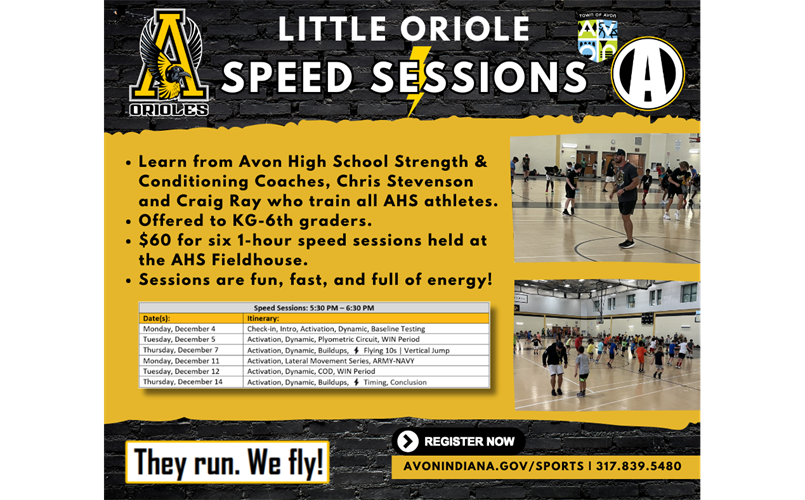 Little Oriole Speed Sessions