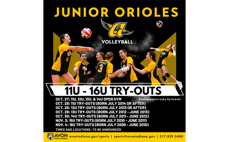 Junior Orioles Volleyball Try-outs