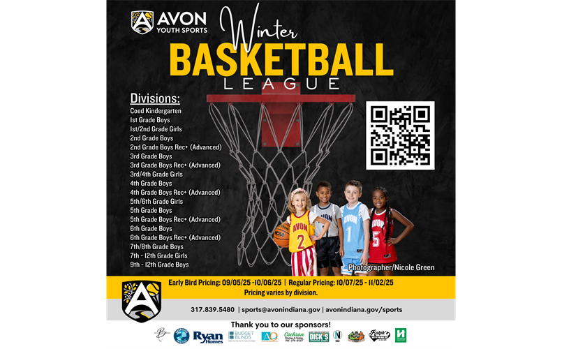 Winter Basketball Grades KG-12th